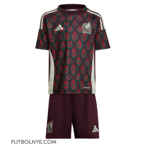 Camiseta México Primera Equipación para niños Copa America 2024 manga corta (+ pantalones cortos)